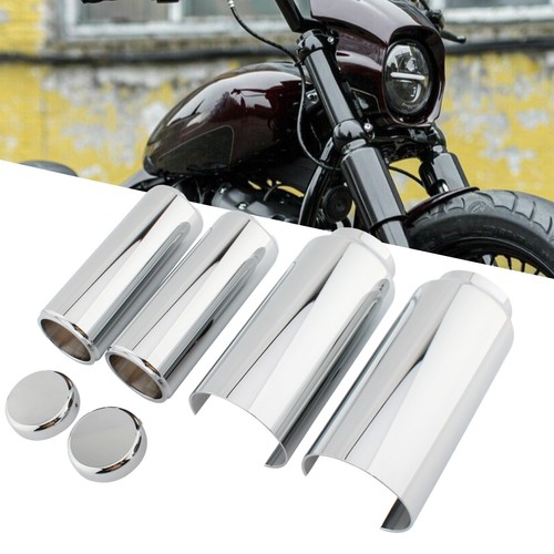 Gabelcover komplettset chrom - gabelcover,